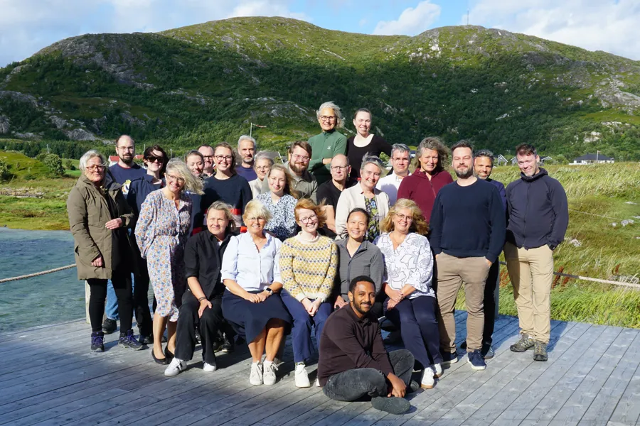 SKDE group photo at Sommaroy