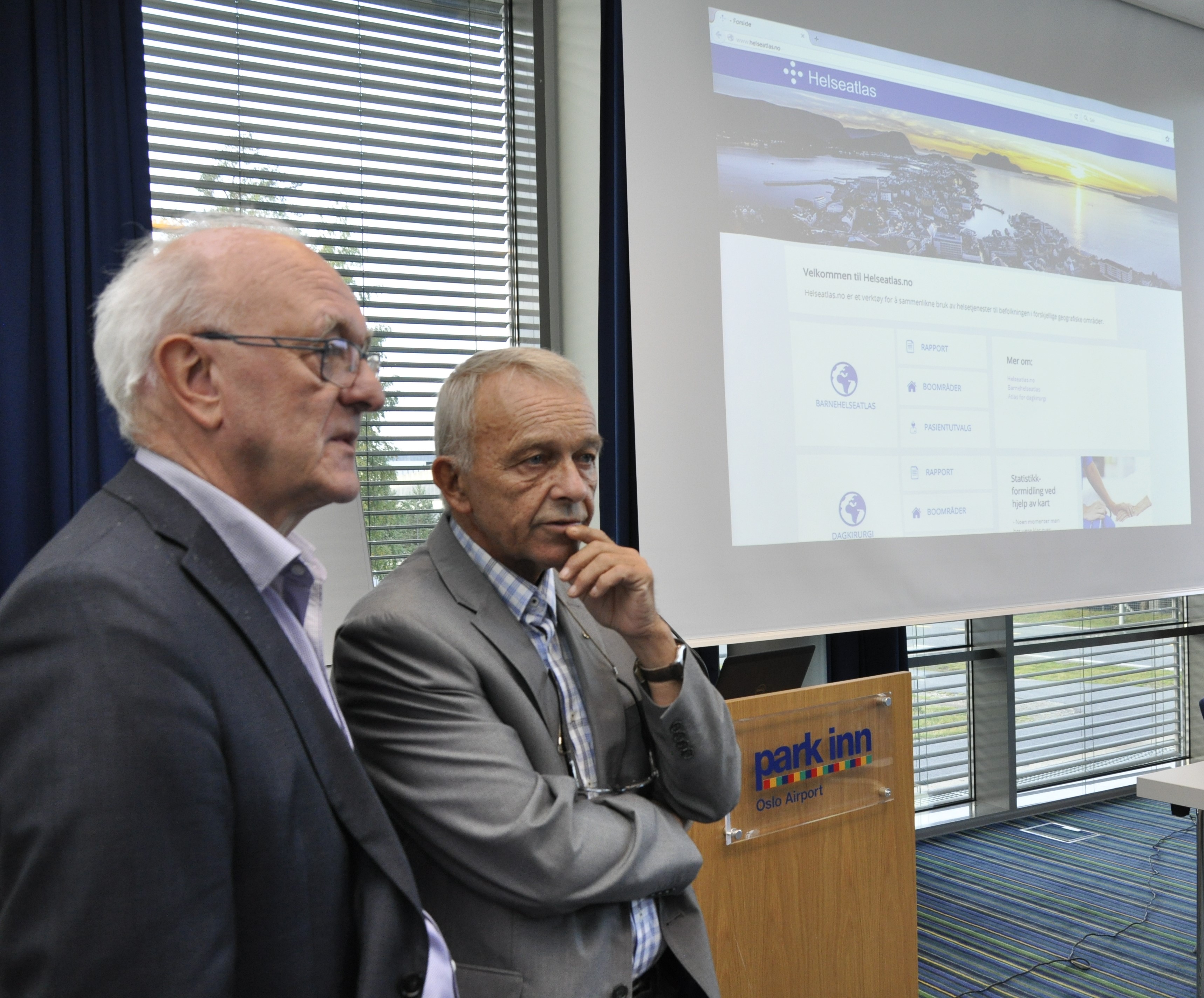 A couple of men talking