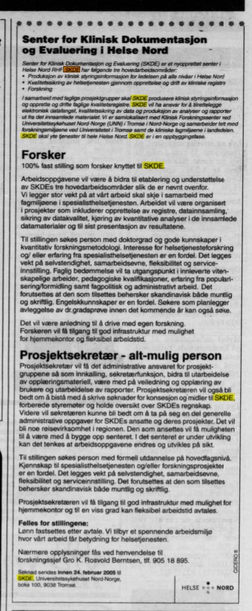 A page of a newspaper