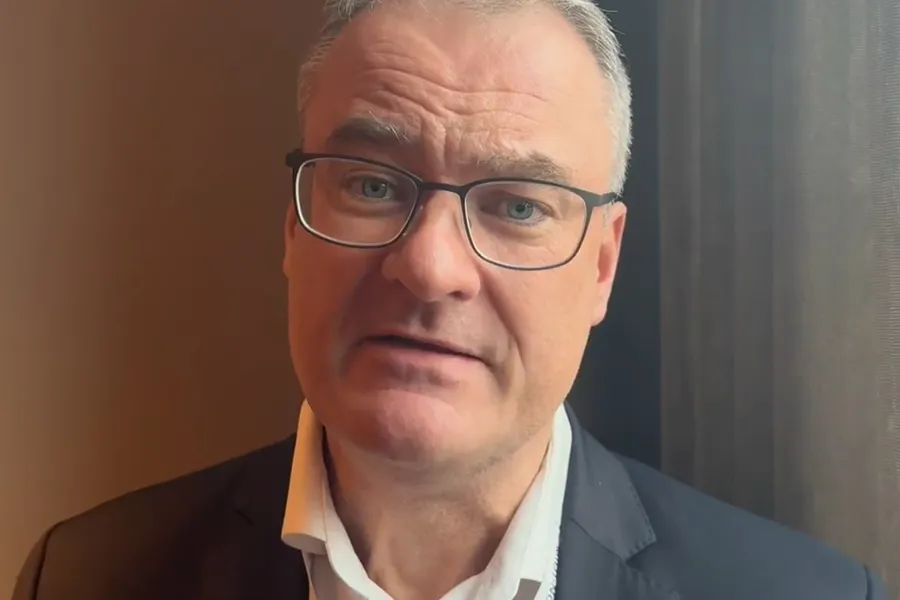 A man wearing glasses