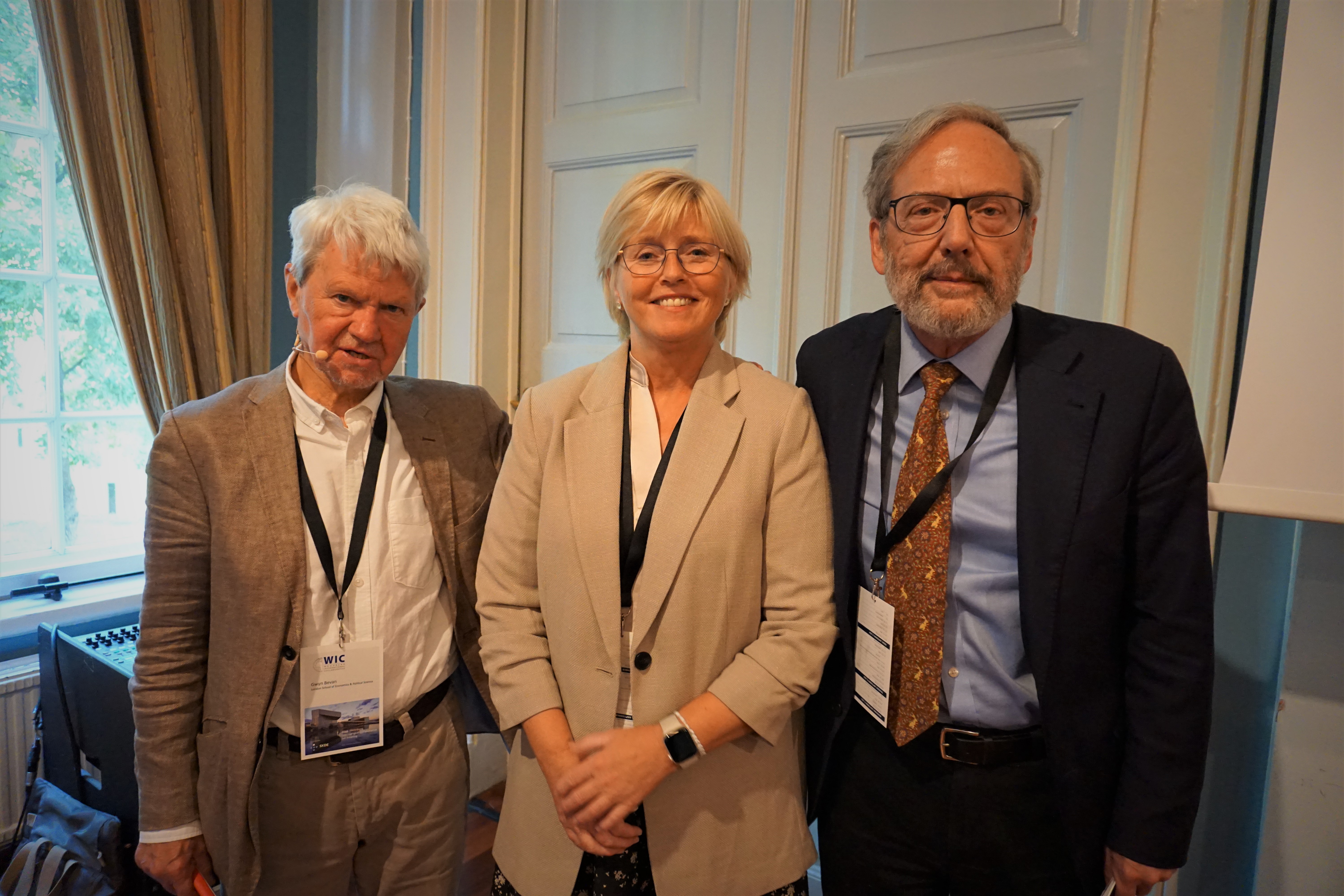 A few people standing together