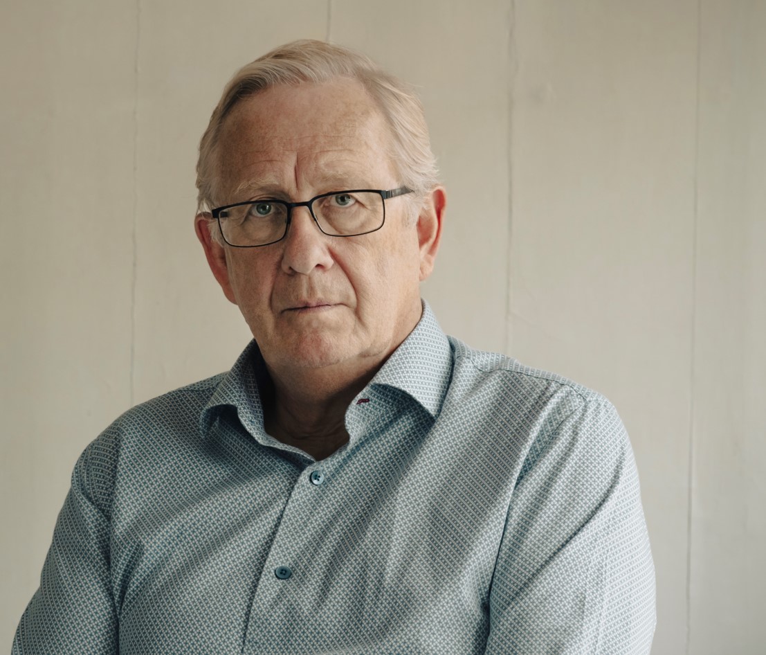 A man wearing glasses