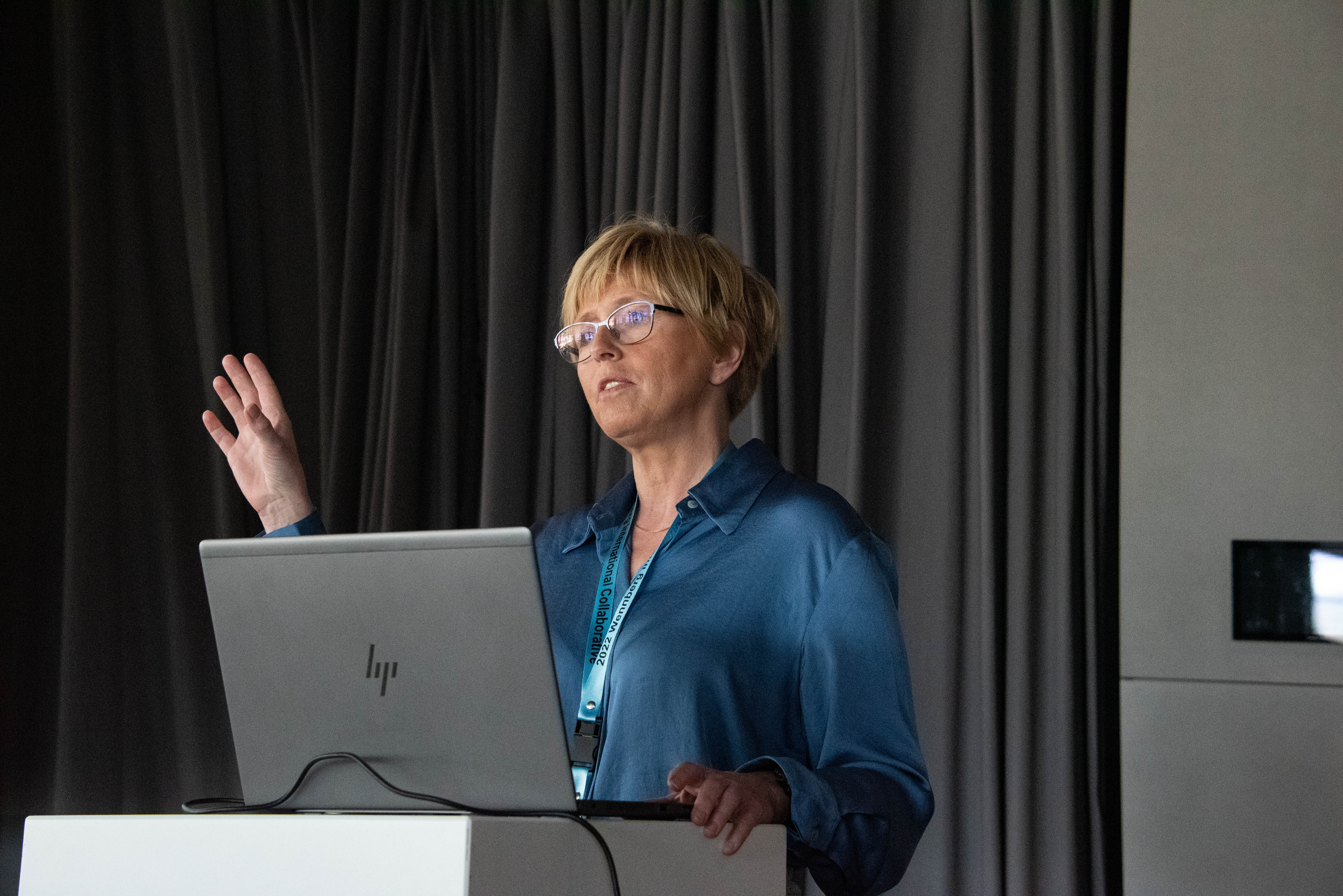 Eva Stensland presenting at WIC 2022