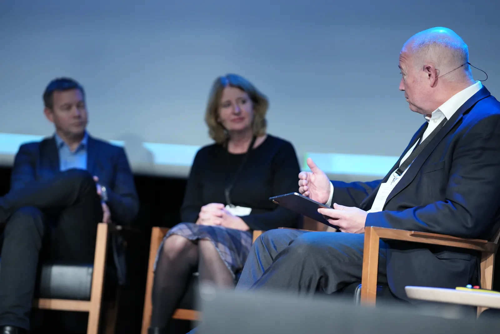 Paneldebatt på konferansen