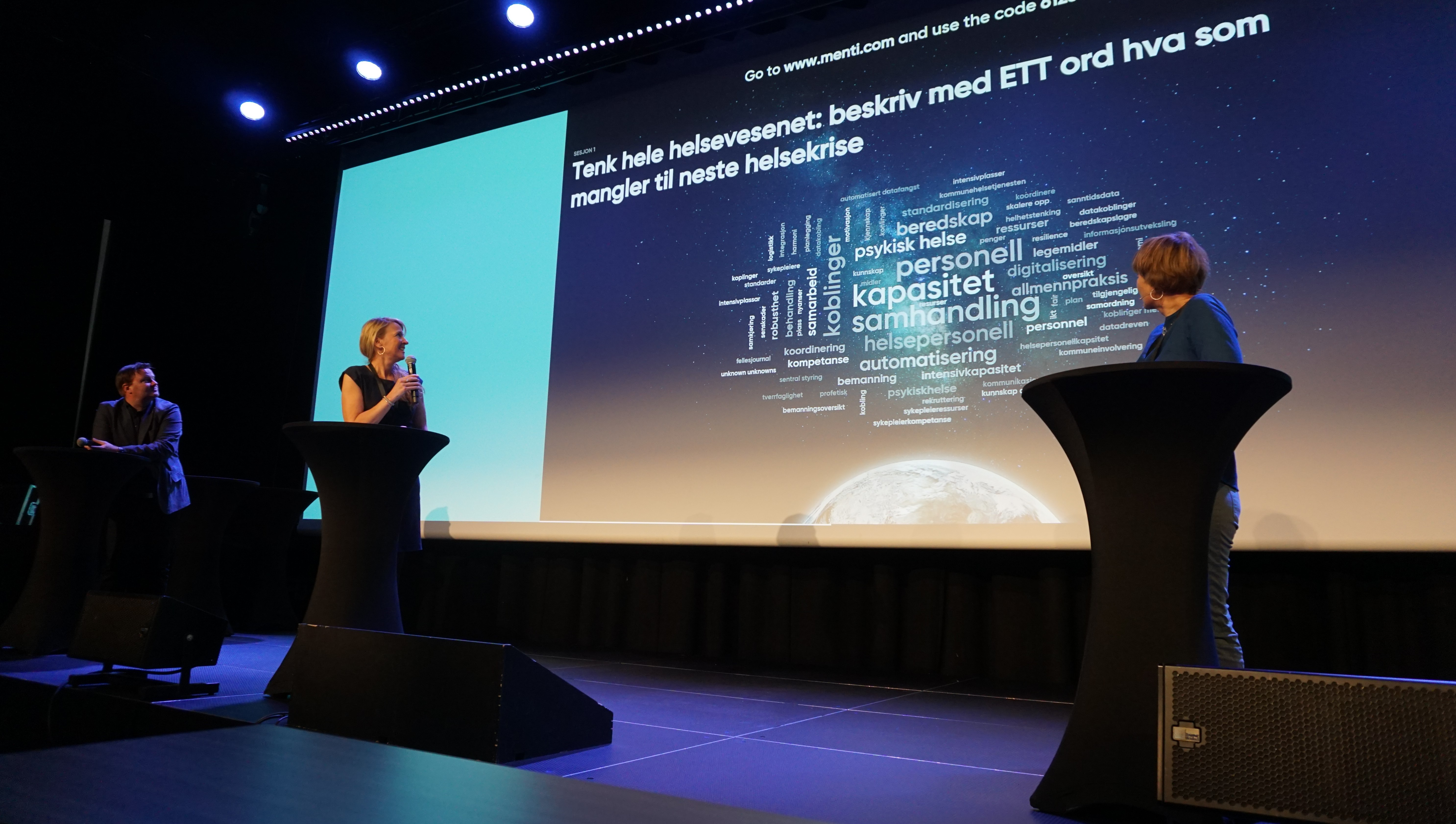 A group of people on a stage